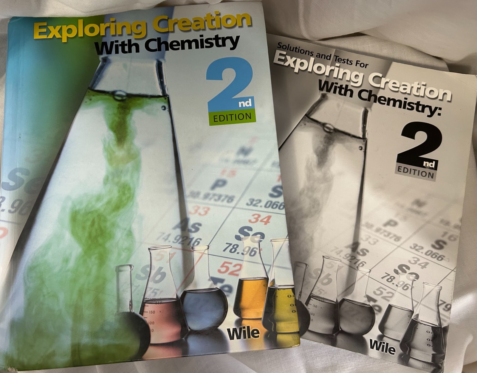 Exploring Creation with Chemistry 2nd Edition textbook & Solutions & tests book