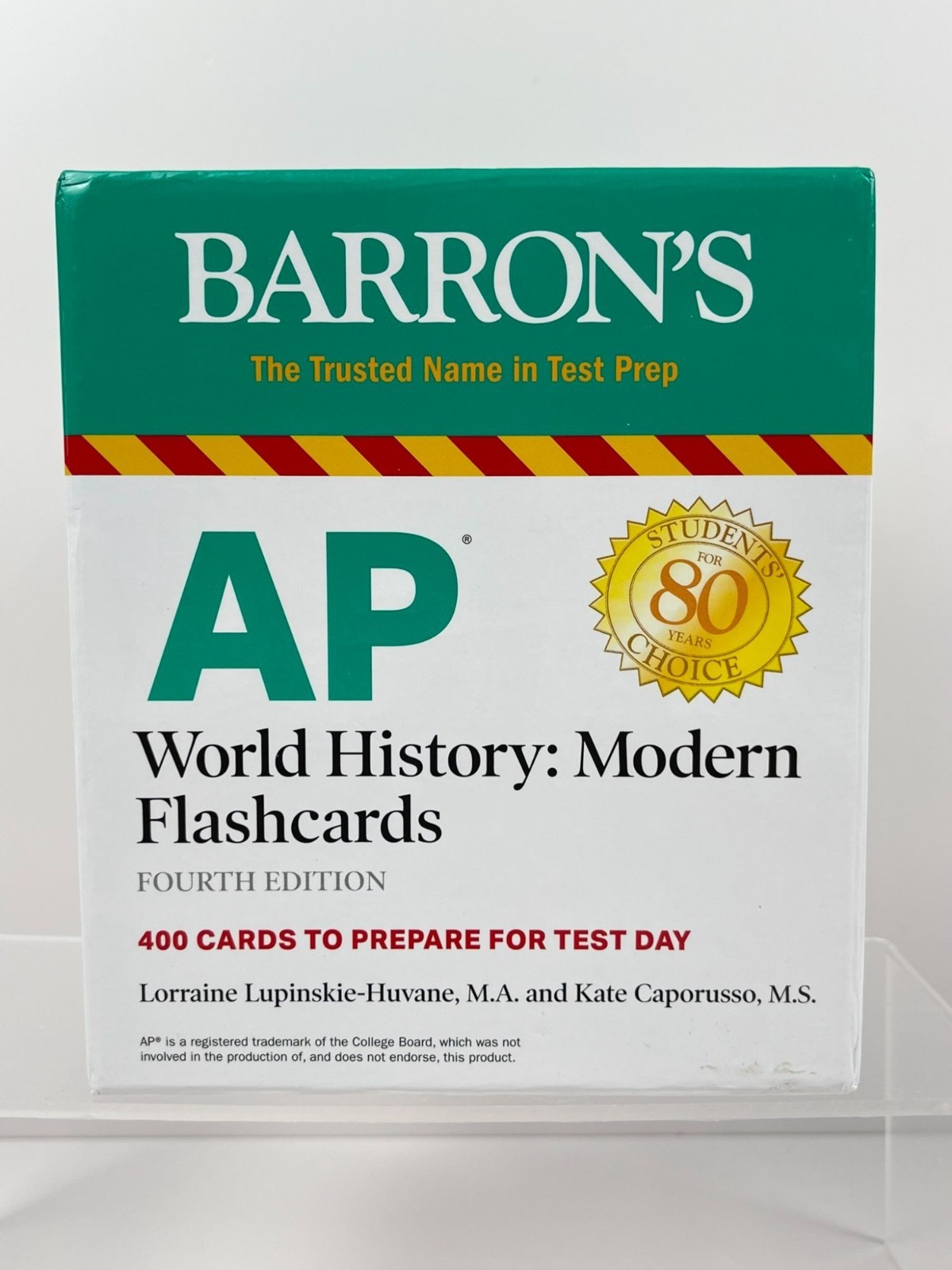 Barron’s AP World History Study Test Prep Flashcards 4th Edition