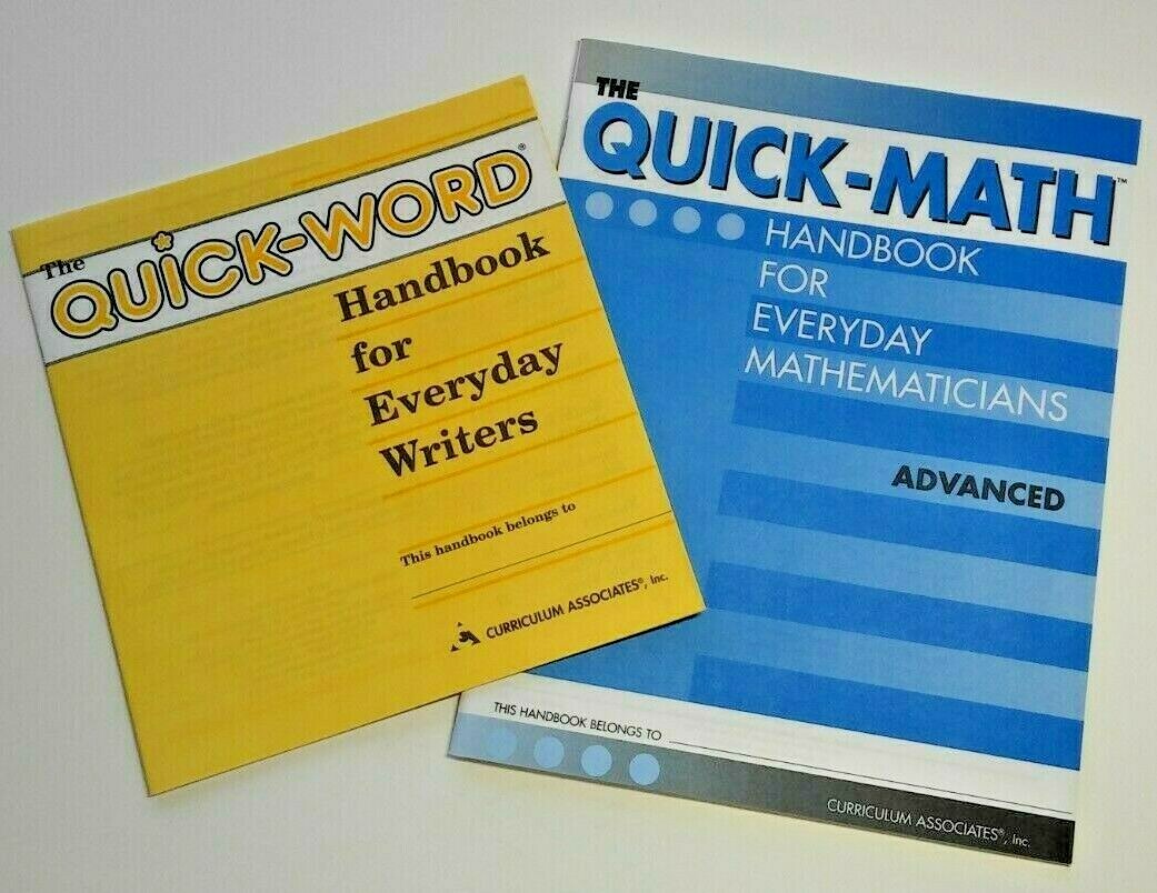SALE Quick-Word Spelling Writing + Math Problem Solving Grade 5 6 7 8 9 10 11 12
