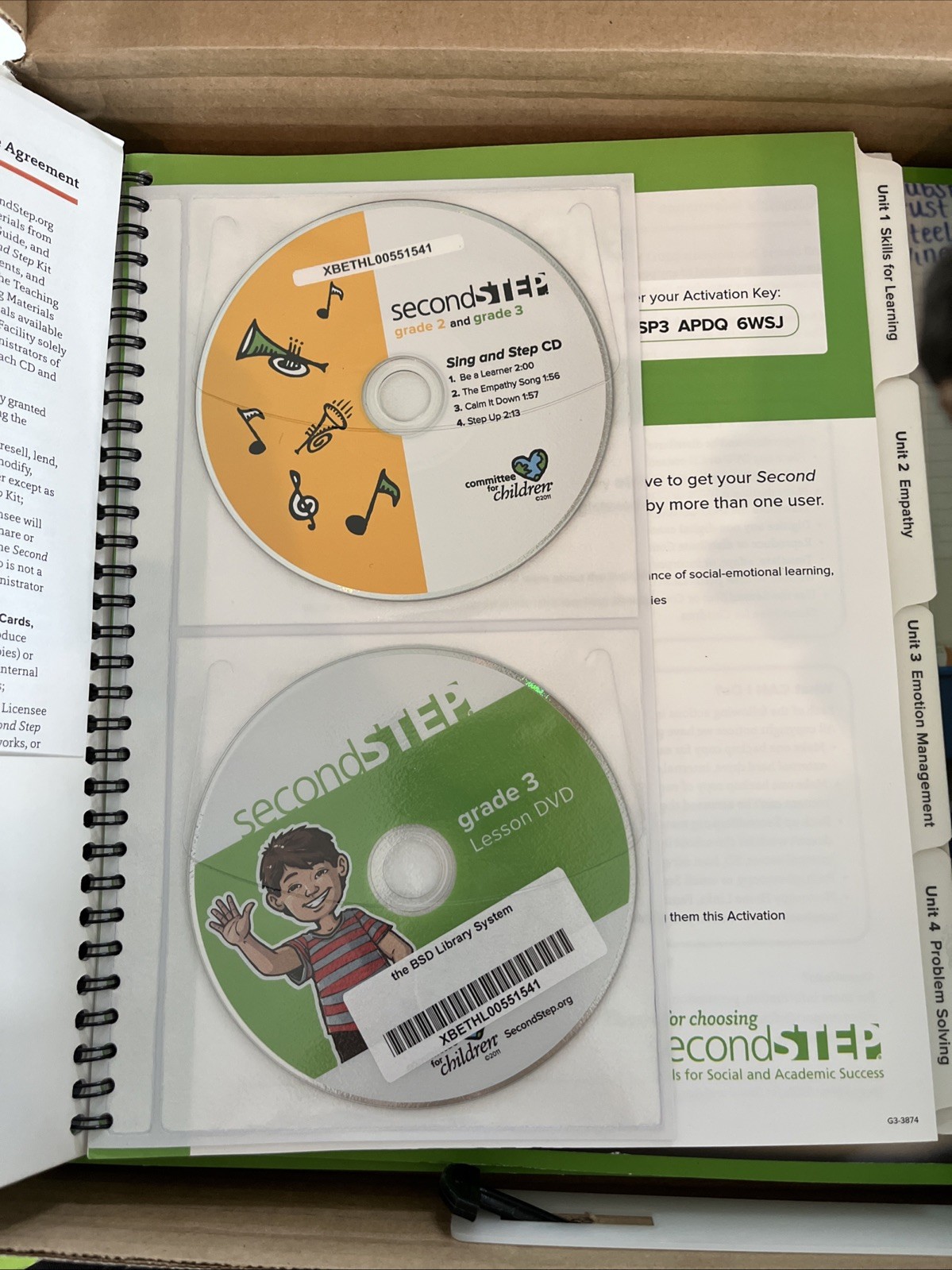 Second Step Classroom Kit Grade 3 Skills For Social & Academic Success COMPLETE