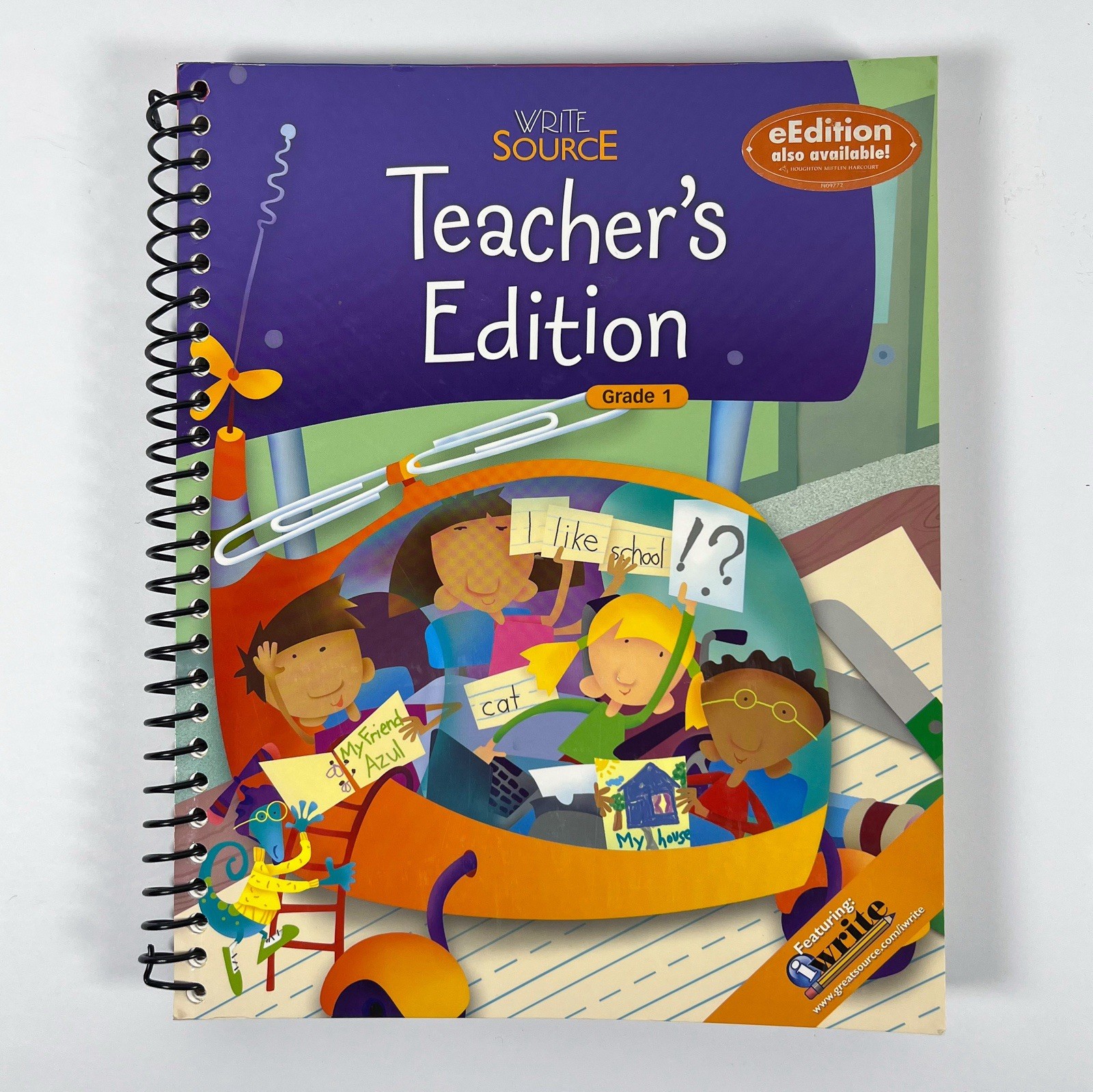 Write Source Grade 1 Teacher’s Edition Manual Book 2009 Spiral Bound Homeschool