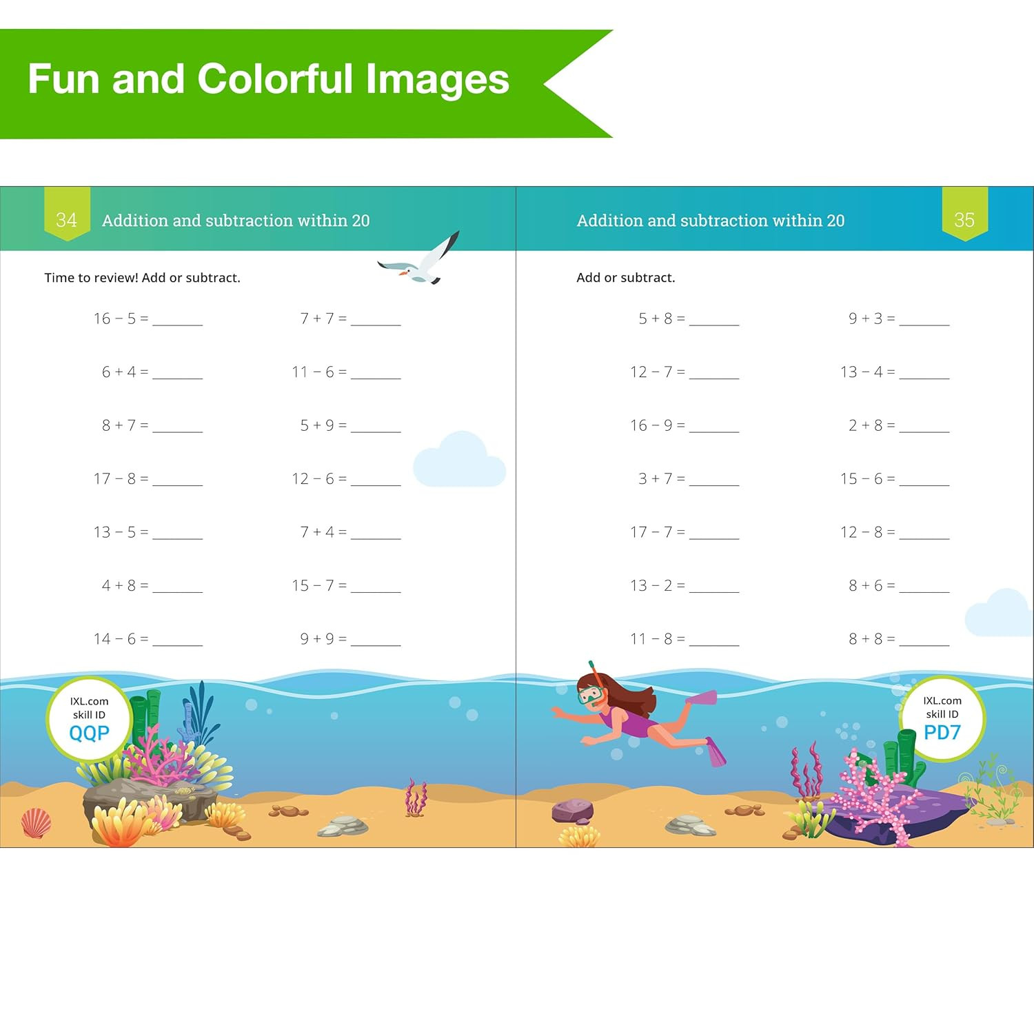 The IXL Ultimate 2Nd Grade Math Workbook, Activity Book for Kids Ages 7-8 Coveri