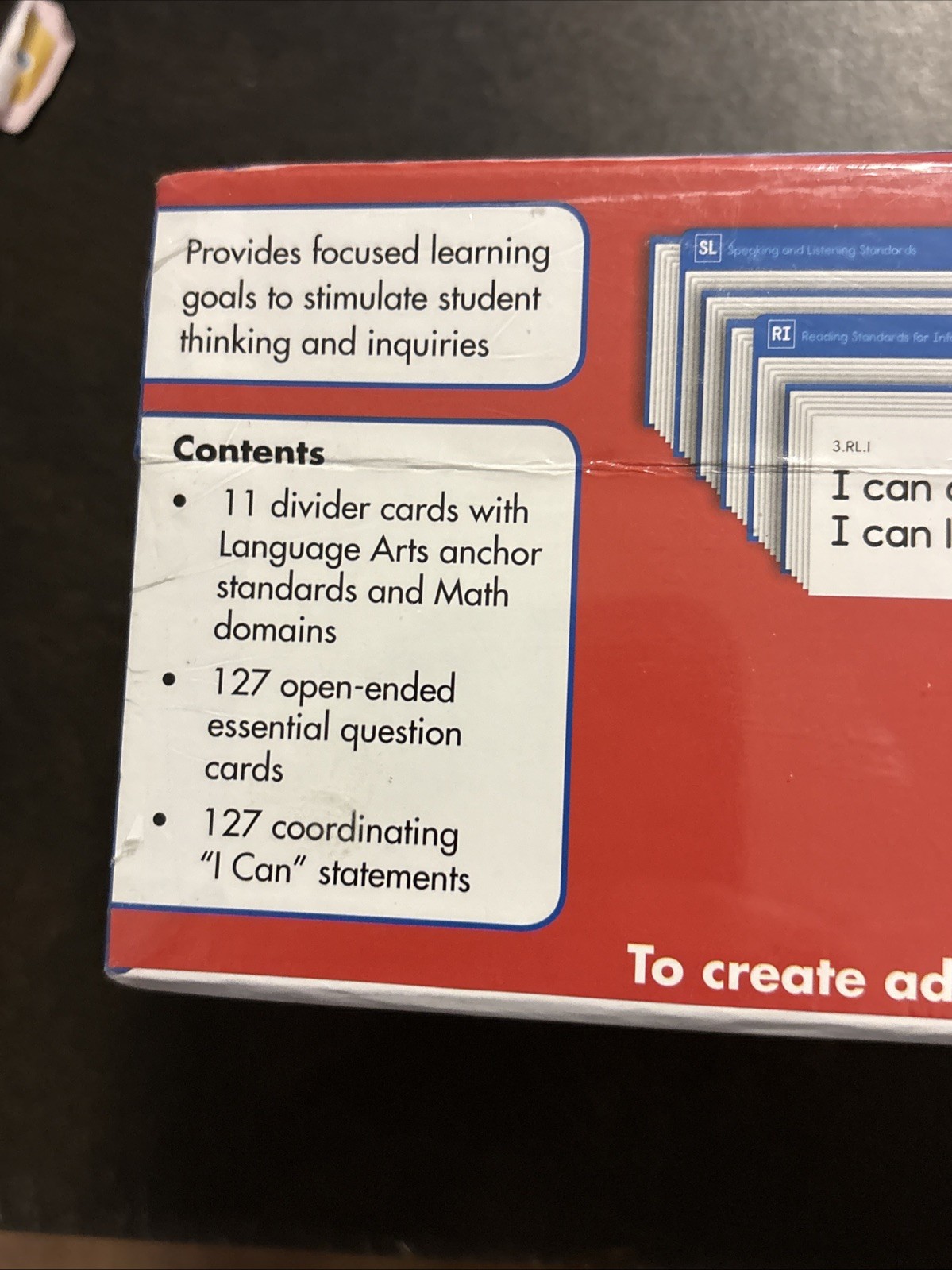 Learning Targets and Essential Questions Grade 3 Carson New Sealed