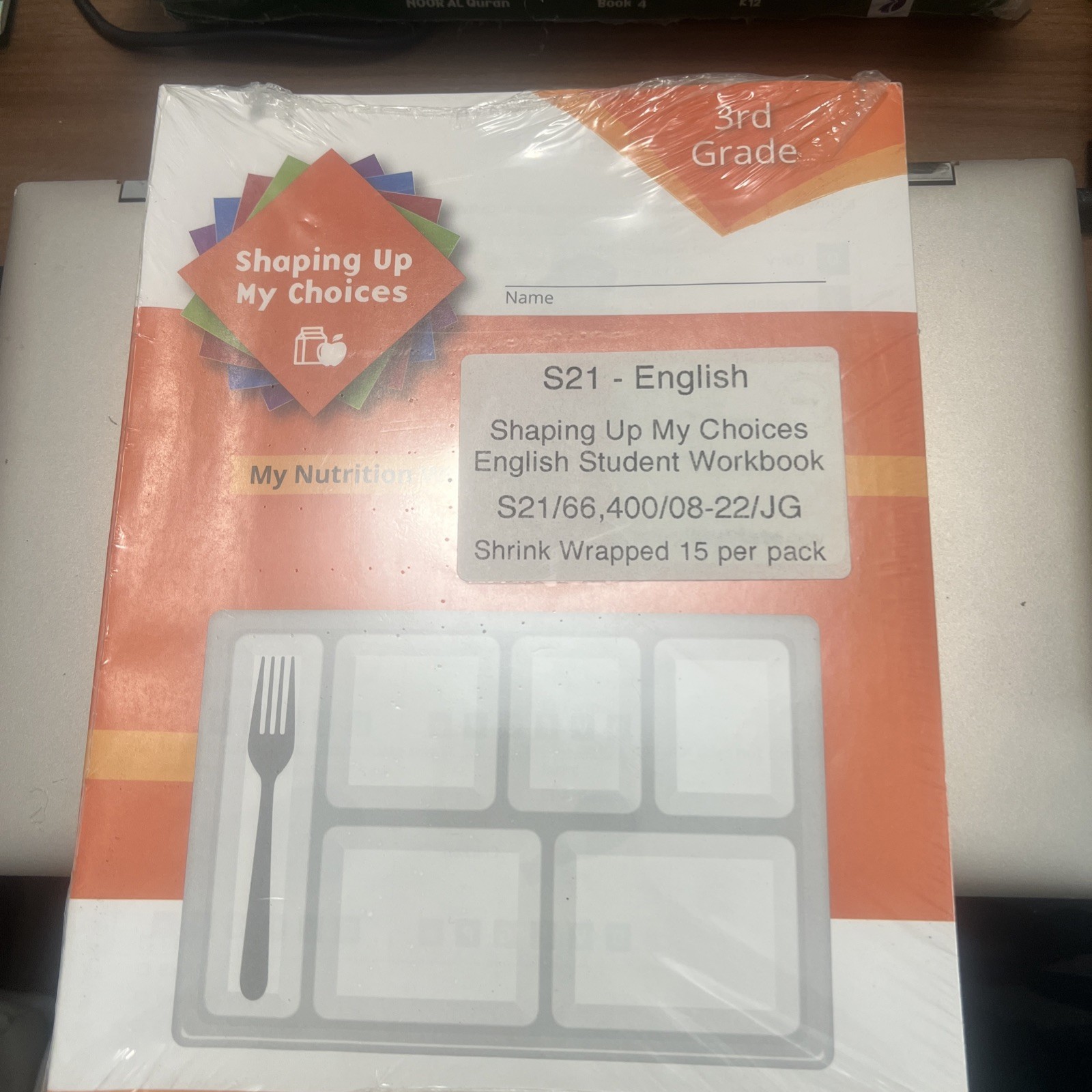 Shaping Up My Choices 3rd Grade My Nutrition, English Student Workbook,15 Per Pa