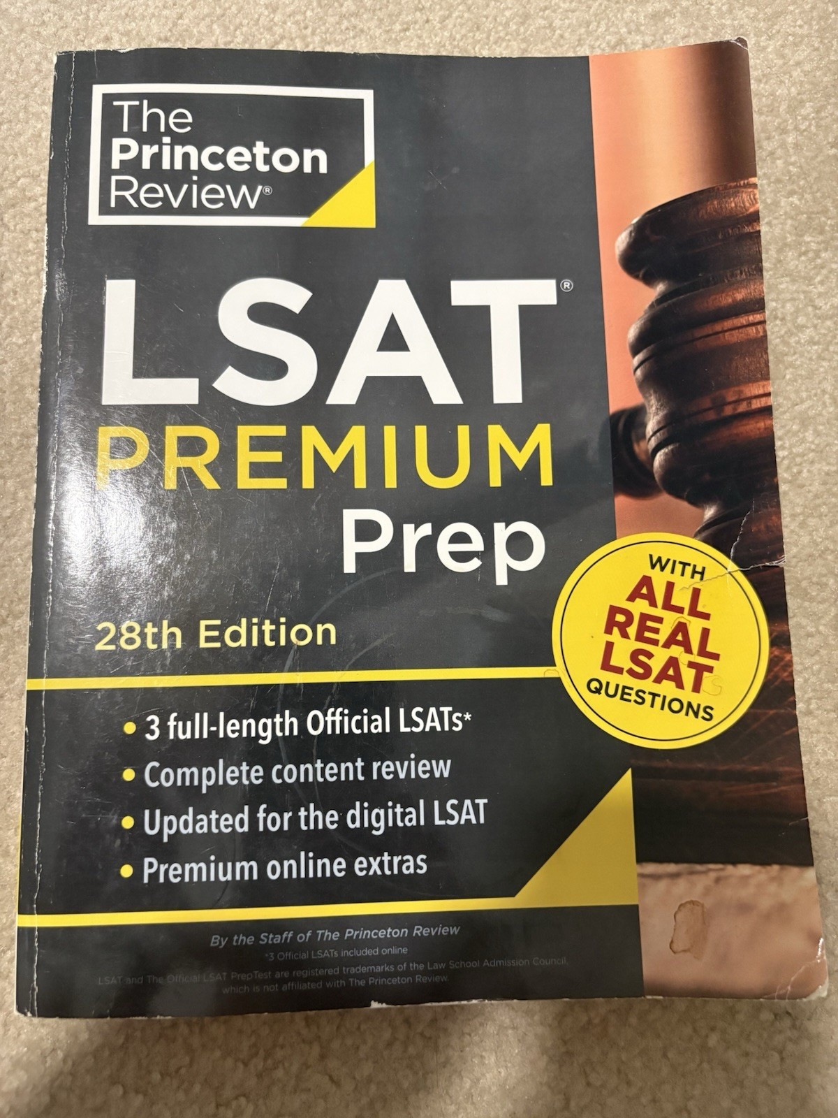Sealed Princeton Review LSAT Premium Prep 28th Edition