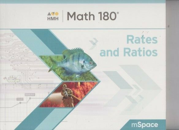 HMH Math 180mSpace Rates and Ratios – Unused No Writing