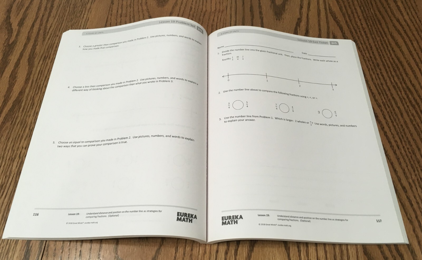 EUREKA MATH / GRADE 3 / MODULE 3 – 7 / 3 STUDENT CONSUMABLE WORKBOOKS / NEW
