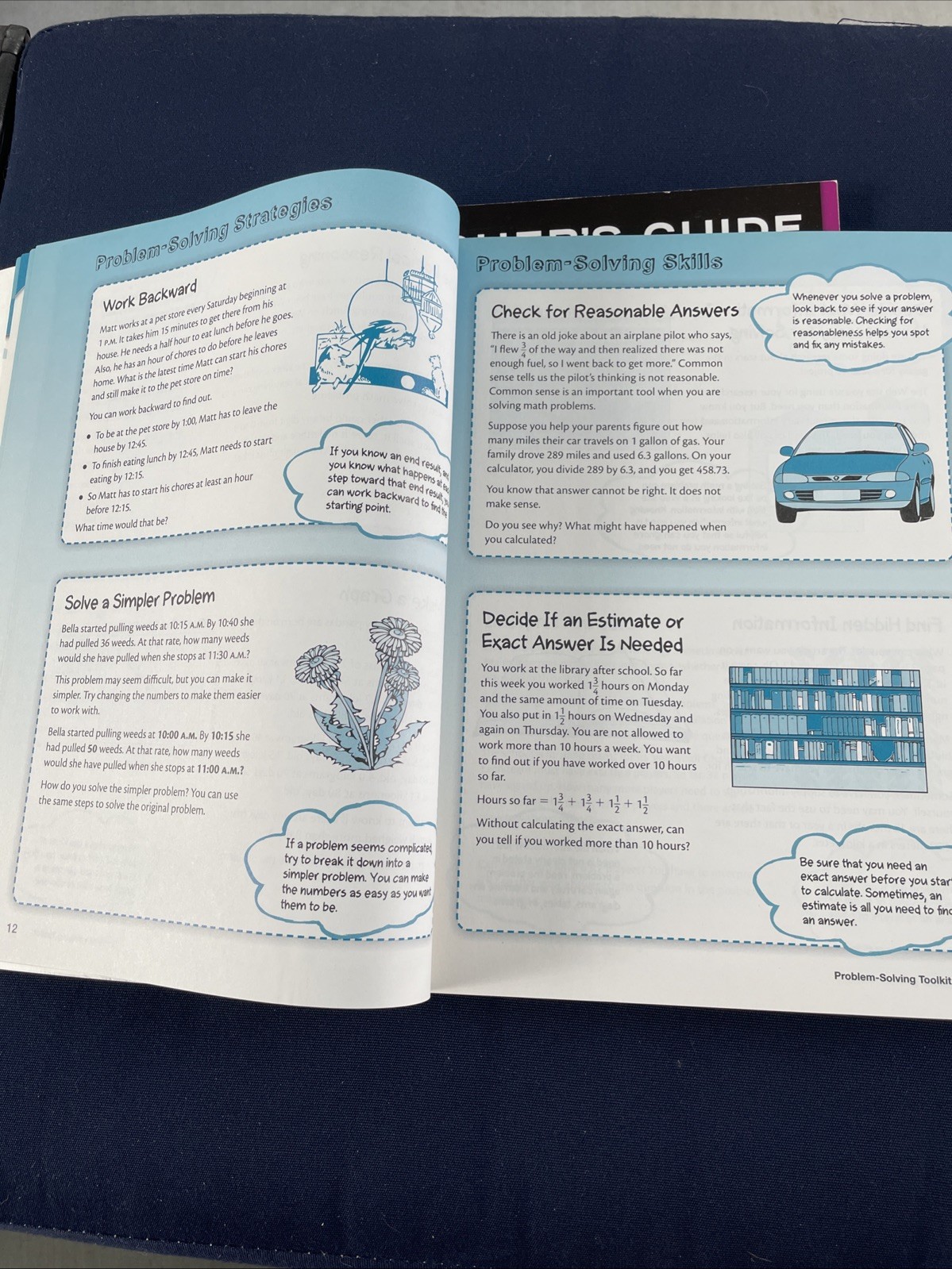 3 Math Books Weekly Word Problems & Strategies for Success Teaching Set 6th