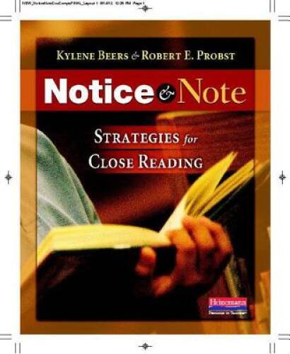 Notice & Note: Strategies for Close Reading – Paperback – ACCEPTABLE