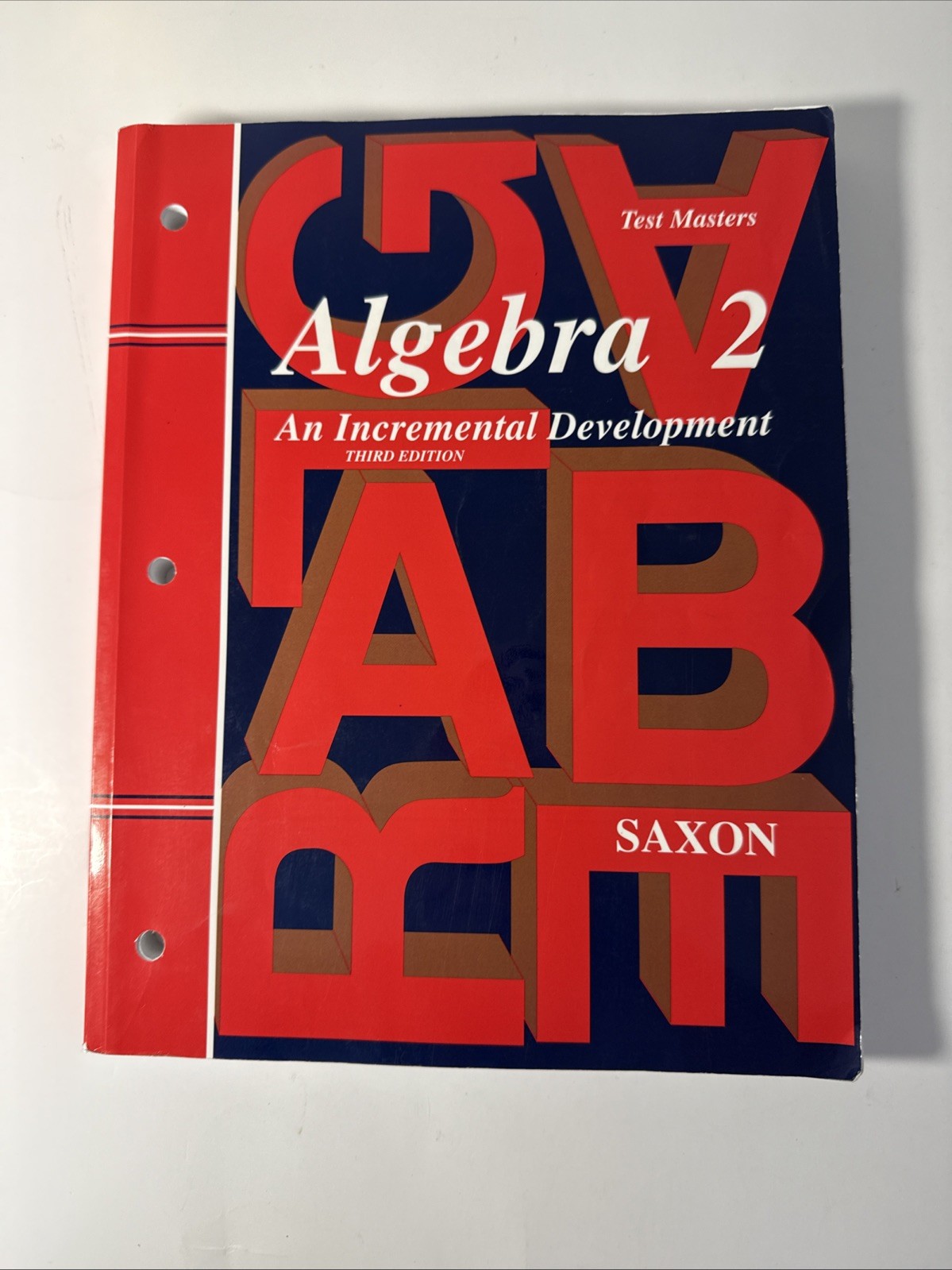 Saxon Algebra 2 (3rd Ed) Test Masters