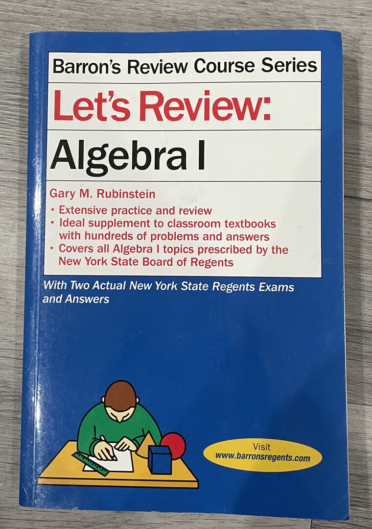 Barron’s Let’s Review Algebra I