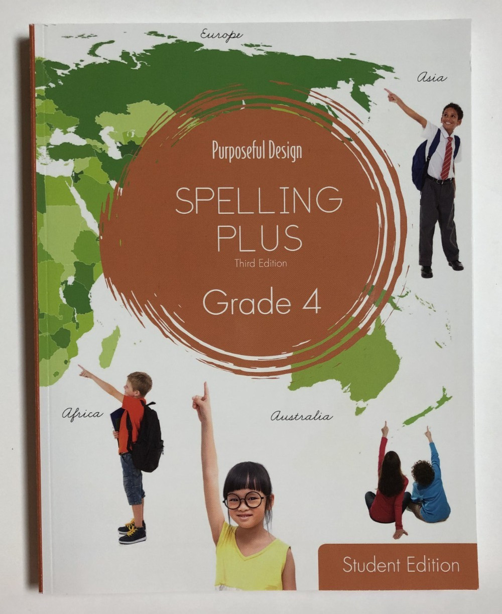 ACSI Purposeful Design 4th Grade Spelling 4 Student Edition Workbook New!