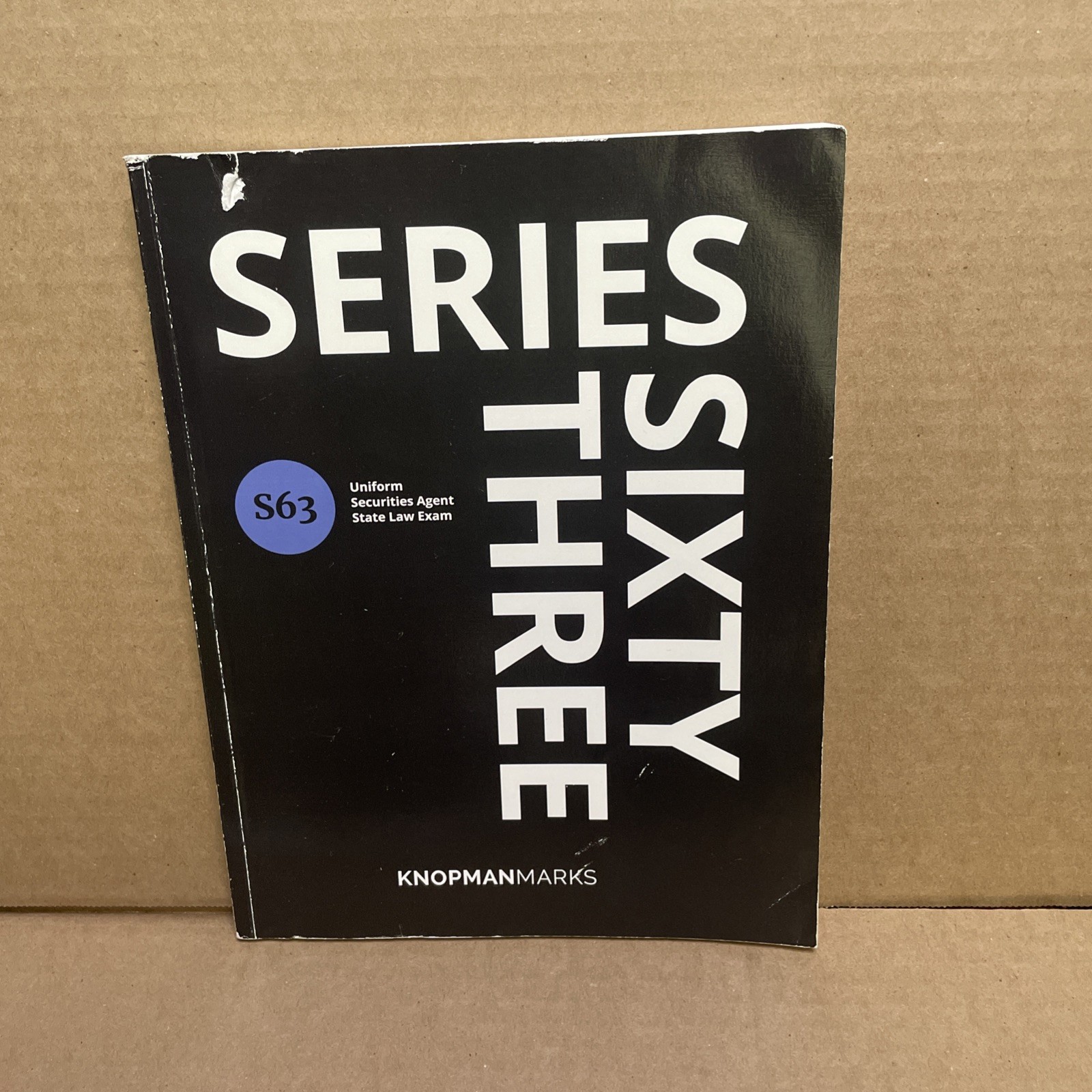 Series Sixty Three Knopman Marks S63 License Exam Manual