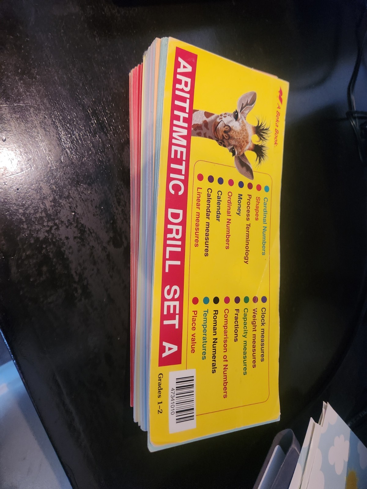 Abeka Arithmetic Drill Set A Grades 1-2 Complete Set