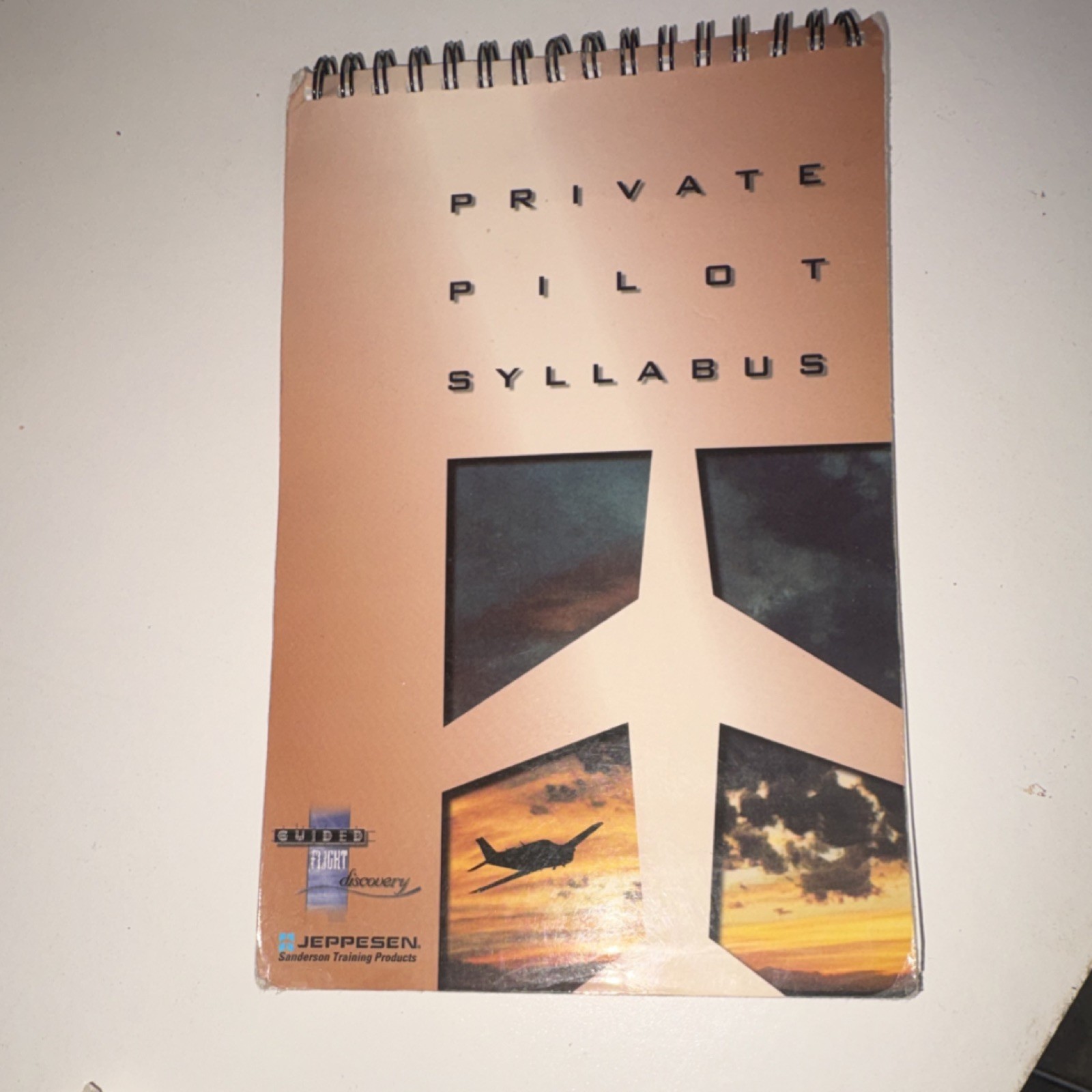 Jeppesen Sanderson Private Pilot Syllabus Spiral Bound Guided Flight Discovery