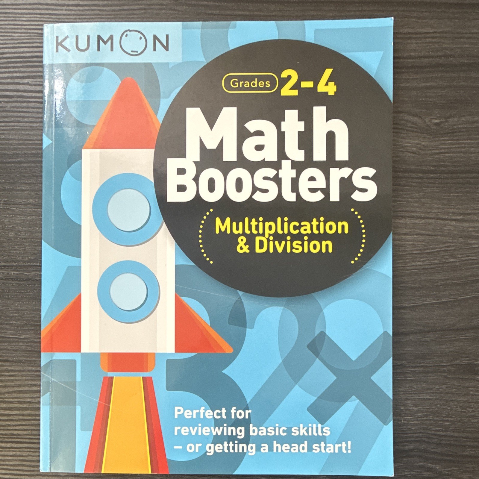 Kumon Math Boosters Multiplication & Division Study Guide Workbook Grades 2-4
