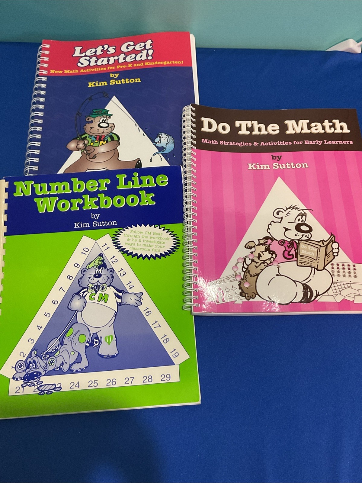 Kim Sutton Math Book Lot Of 3 Curriculum Pre K & Kindergarten Early Learning