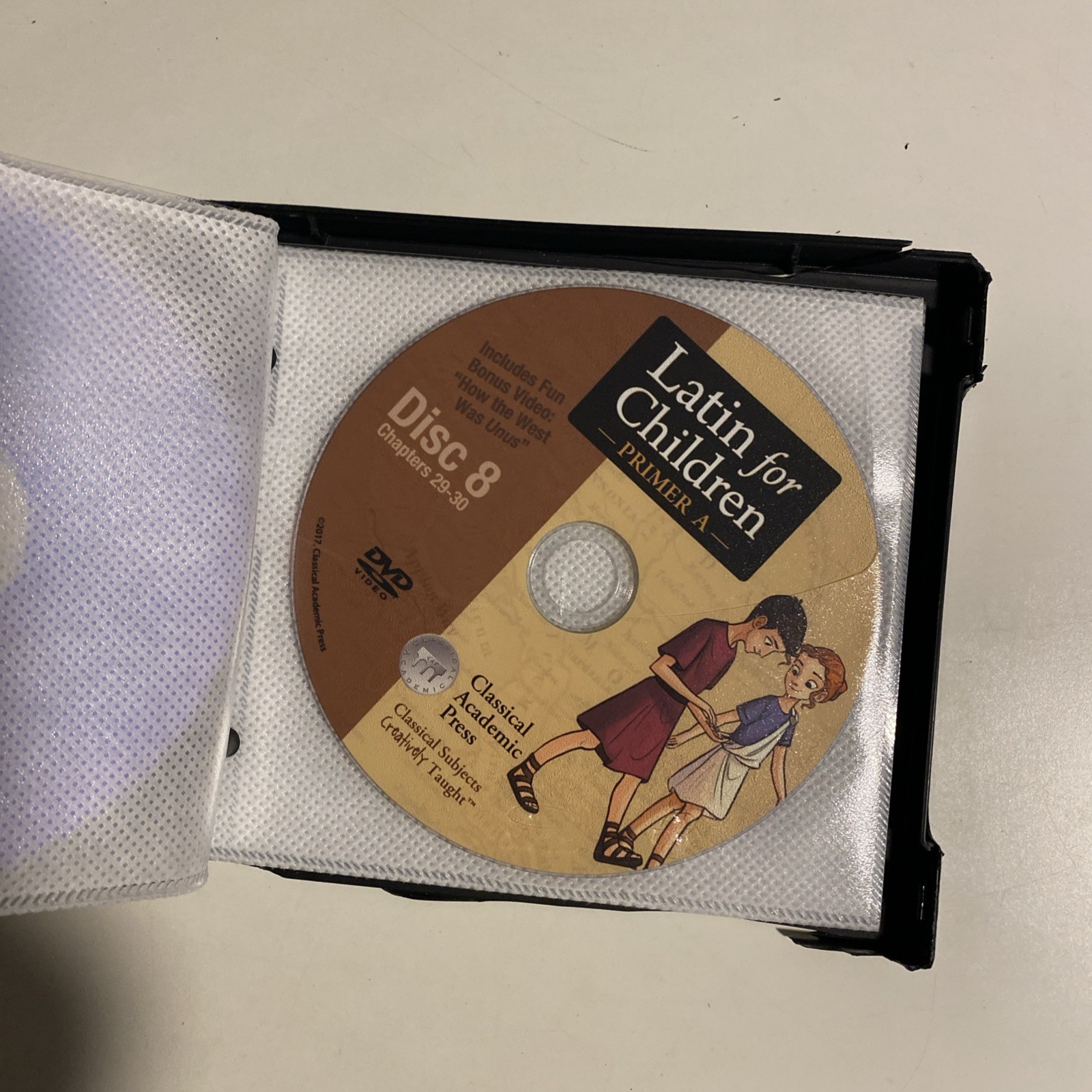 Classical Academic Press Latin for Children Primer A DVD & Chant CD Damaged Case