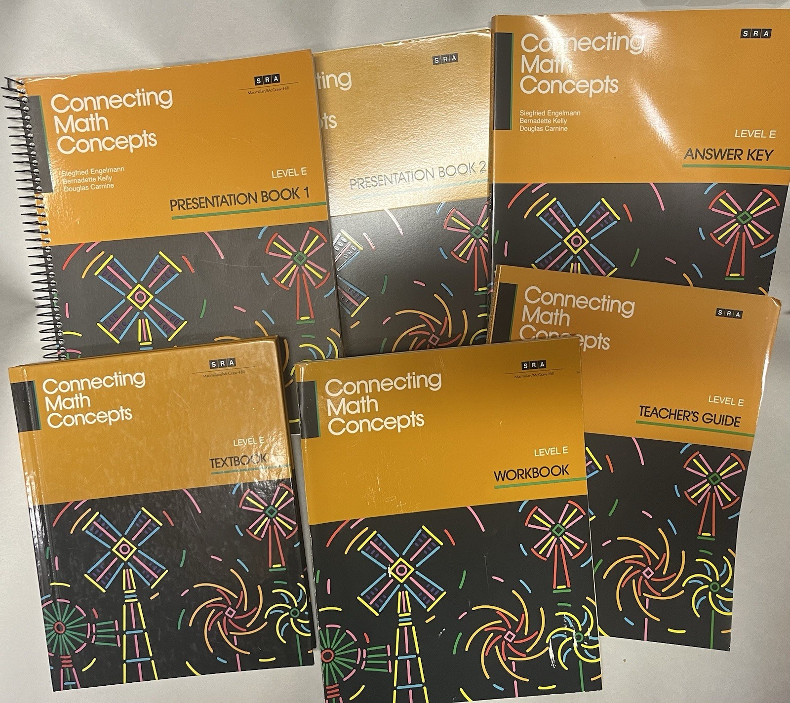 SRA Connecting Math Concepts Level E Bundle Set Teacher And Student 6 Books