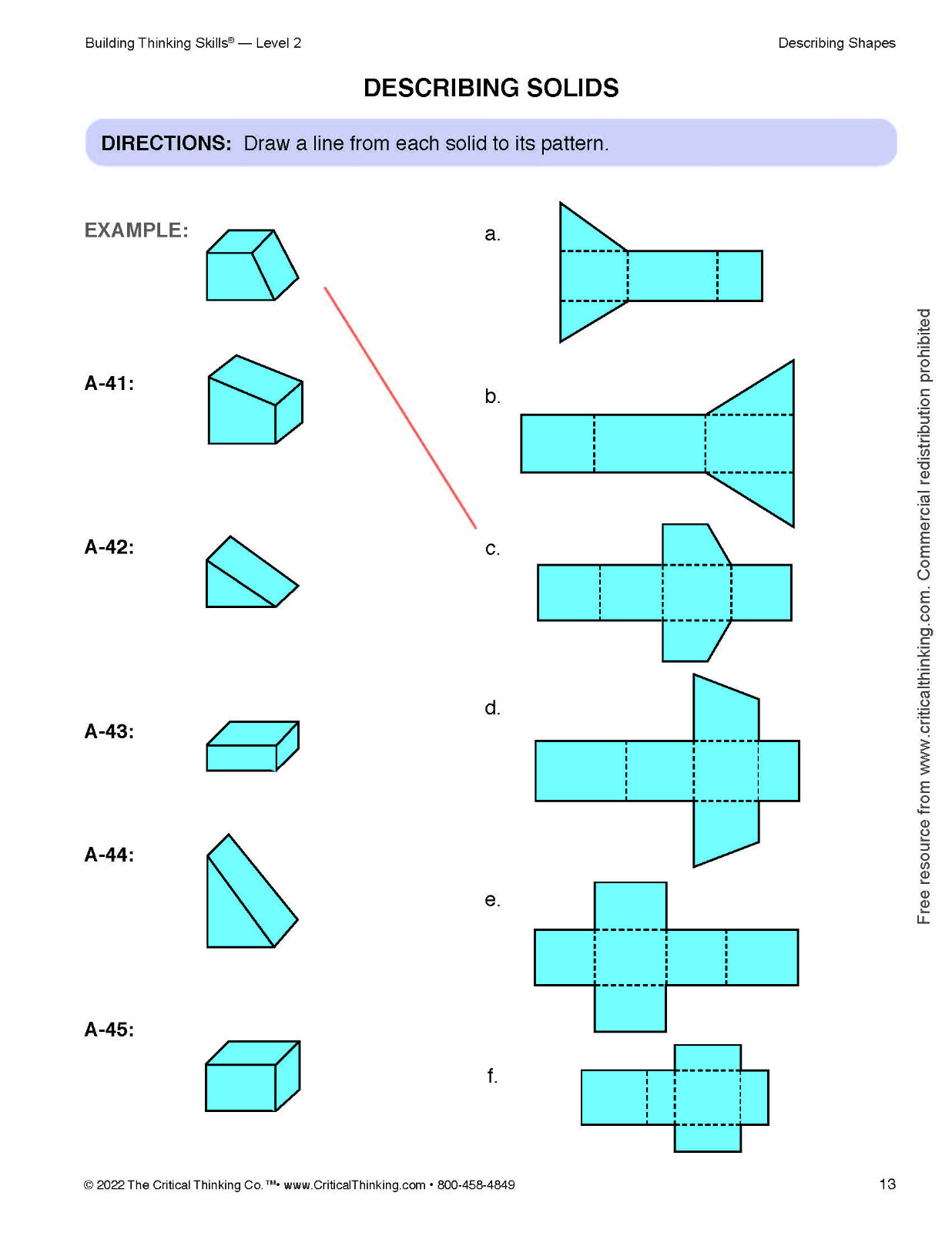 Building Thinking Skills Level 2 Color Ed. Workbook for Critical Thinking Skills