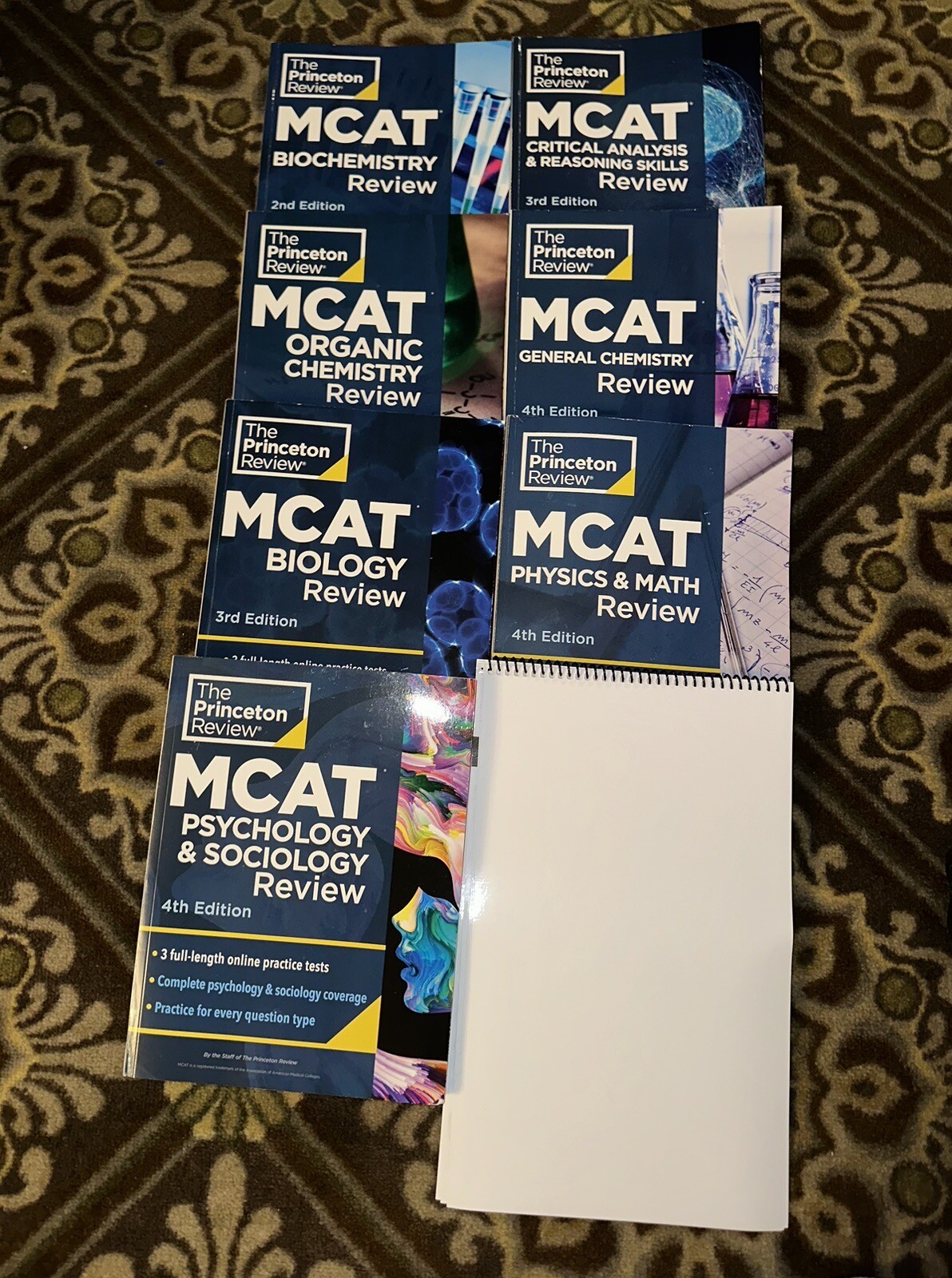 The Princeton Review MCAT Subject Review Complete 7-Book Set 2nd/3rd /4thEdition