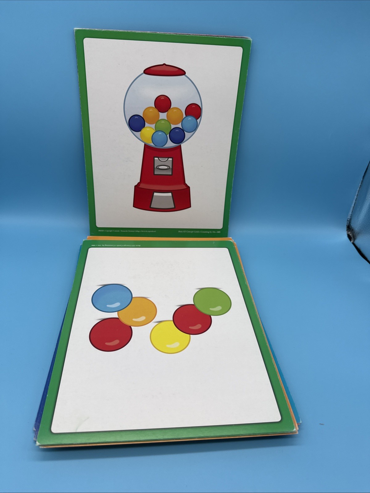 Abeka Basic K5 Concept Cards- Kindergarten Flashcards Shapes, Numbers, Symbols