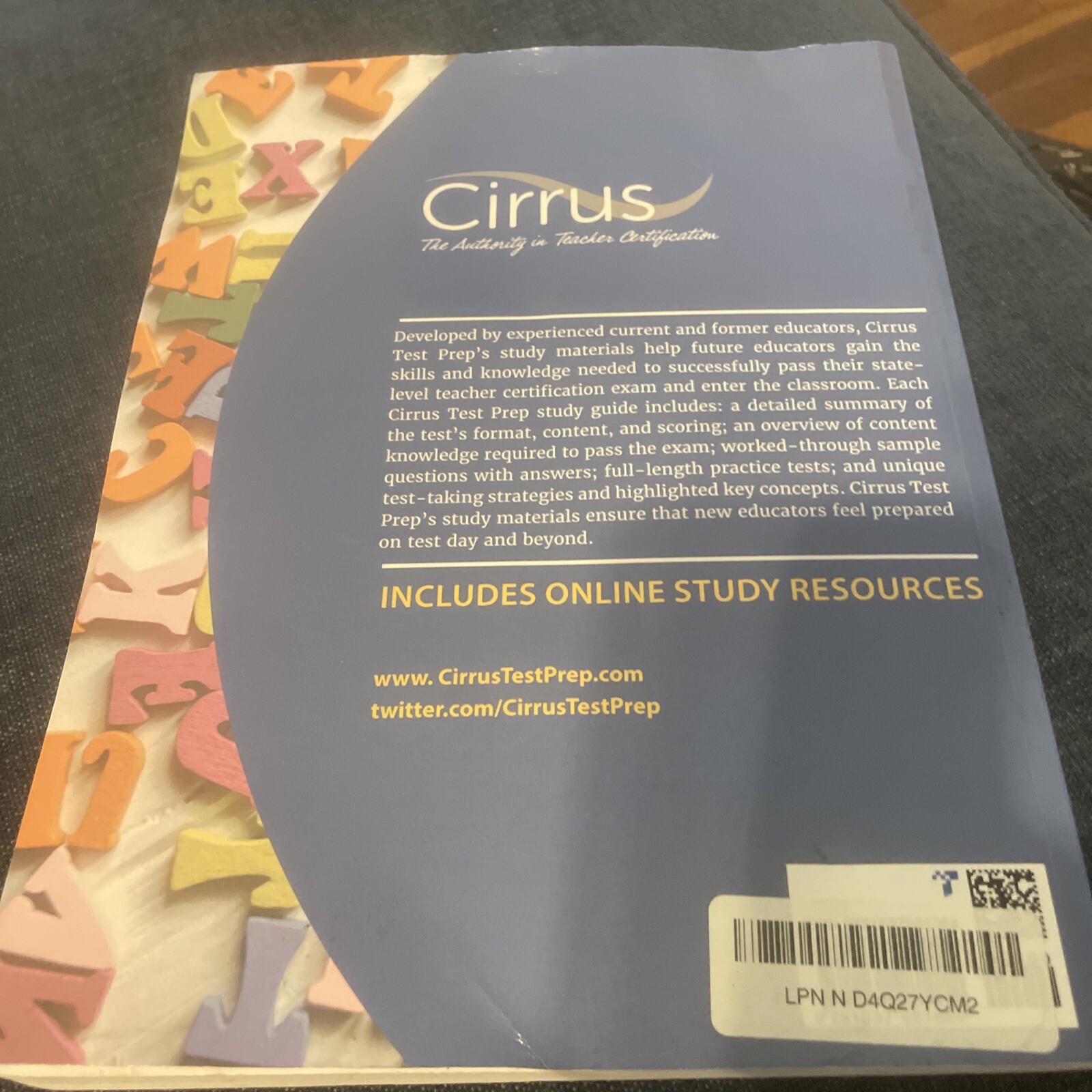 FTCE Reading K-12 Study Guide by Cirrus Teacher Certification Exam Prep Team