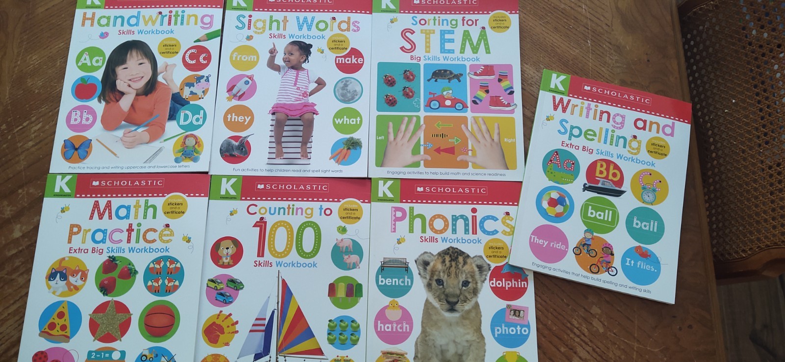Scholastic Kindergarten Workbooks Set Of 7