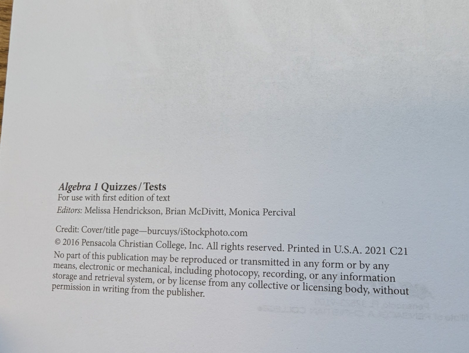Abeka Algebra 1 Solution Key & Quiz/Test Key Homeschool High School Math