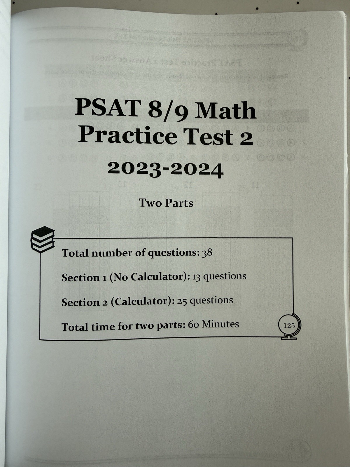 Effortless Math Education PSAT 8/9 Math Study Guide 2023-2024 – NEW Never Used