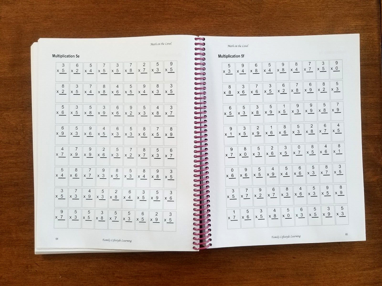 FULL SET 9’s Down Math Facts all Operations + – / x Math on the Level 1.06