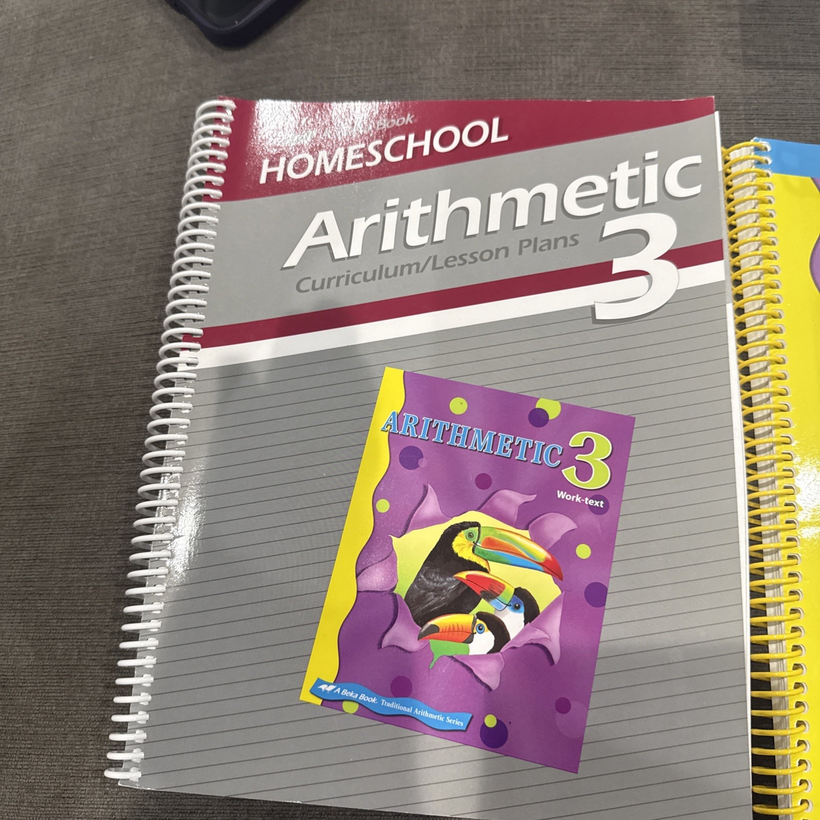 Abeka Arithmetic 3 Curriculum/Lesson Plans Work-text Answer Key Speed Drills Key