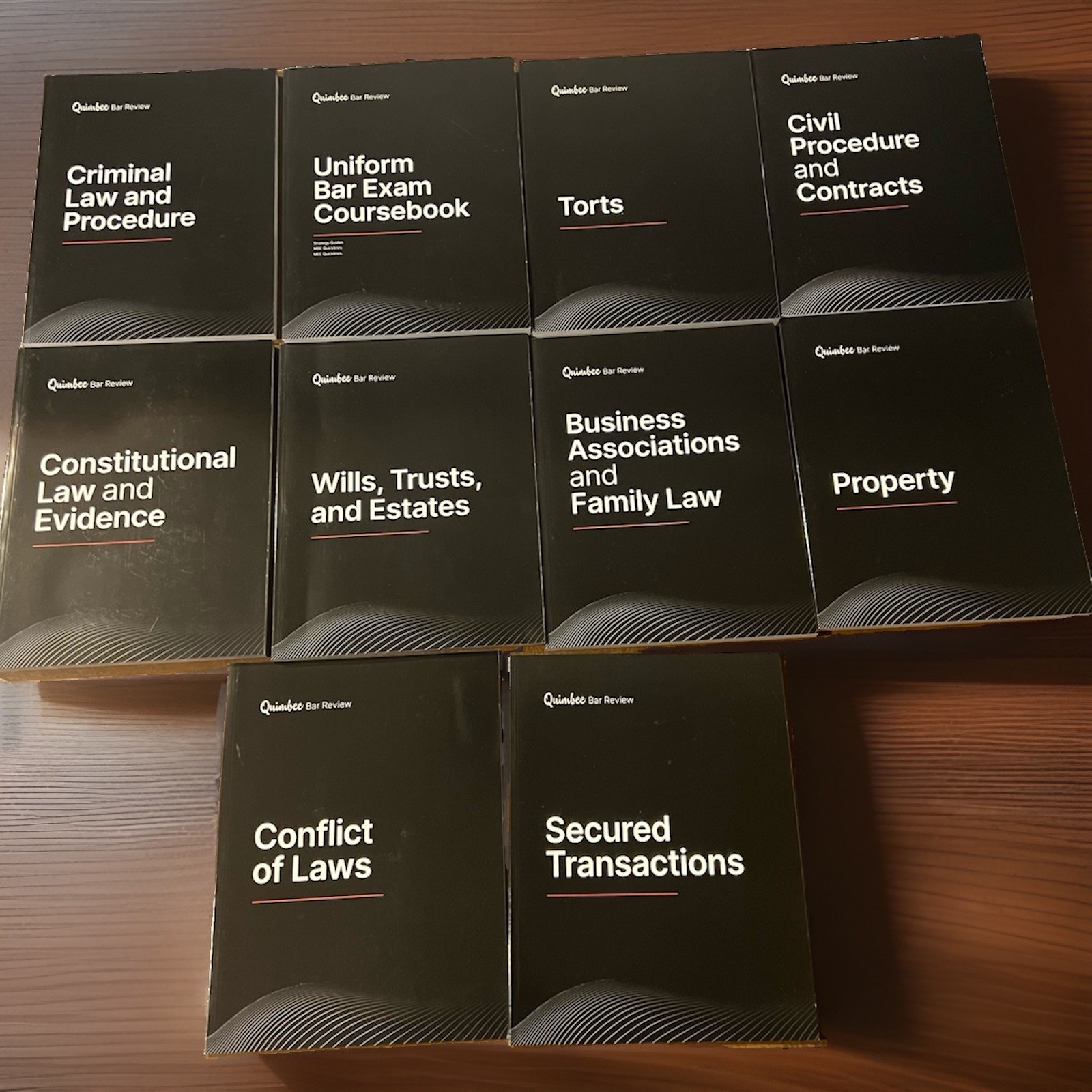 2024 Quimbee Set of 10 Bar Review For The Multi State Bar Exam.