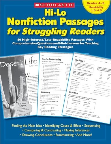 Hi-Lo Nonfiction Passages for Strugglin…, Maria Chang