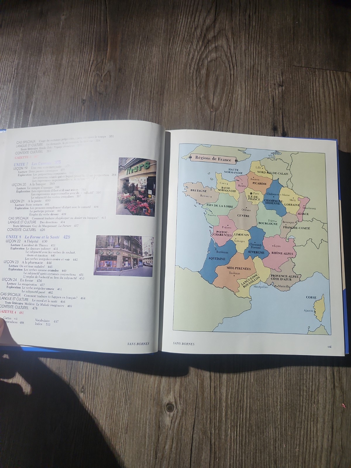 Sans Bornes (1990, Hardcover, Teacher Edition’s Guide)