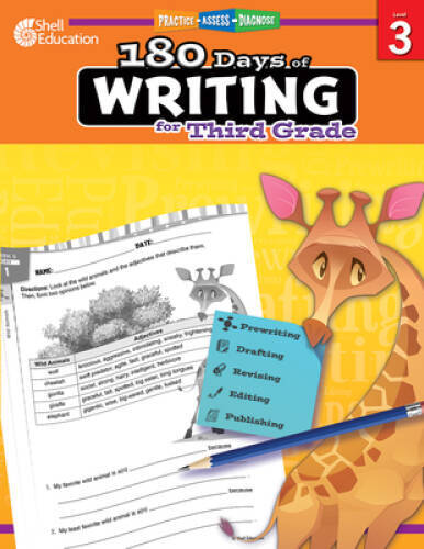 180 Days of Writing for Third Grade (180 Days of Practice) – VERY GOOD