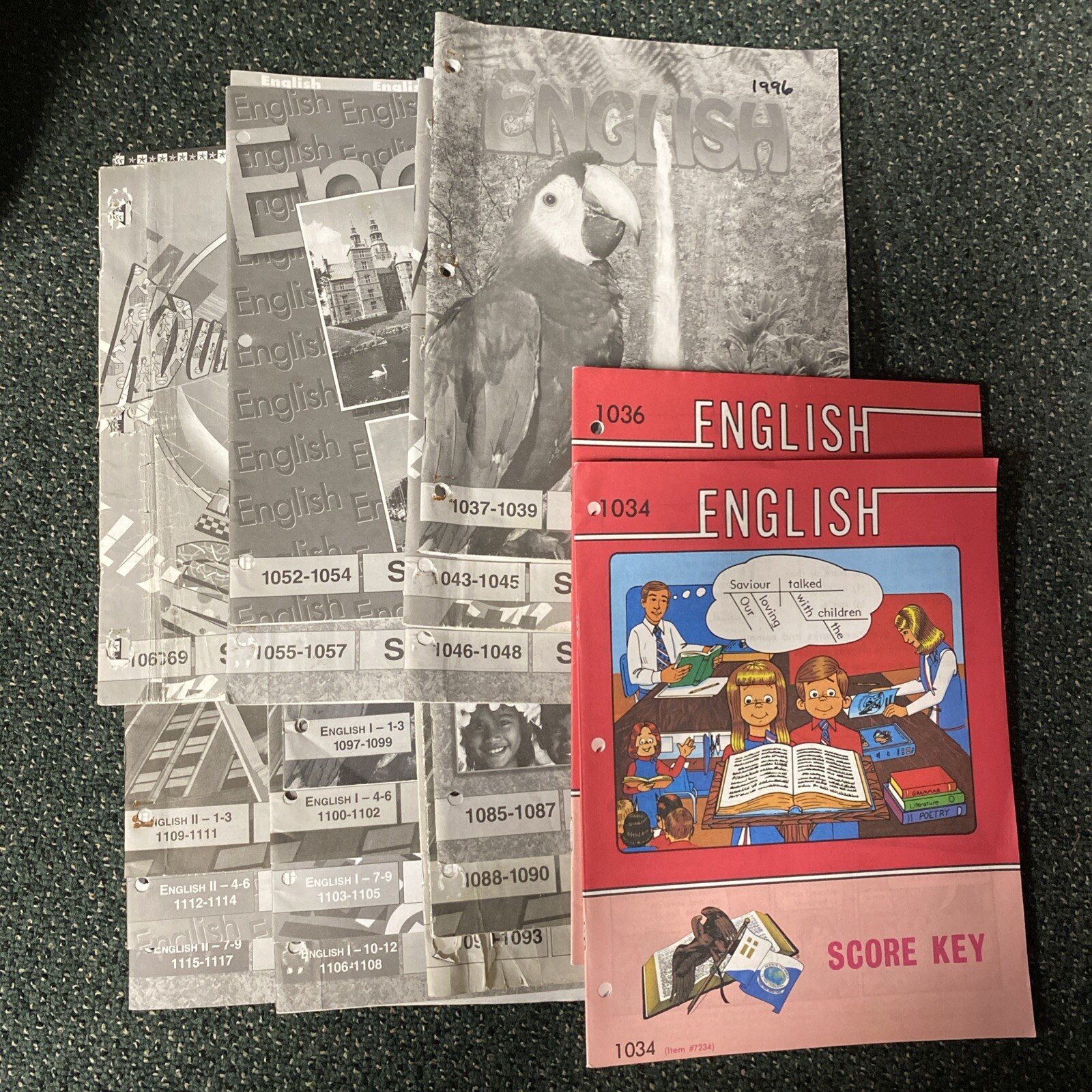 ACE English Score Keys Various Home School Test Keys