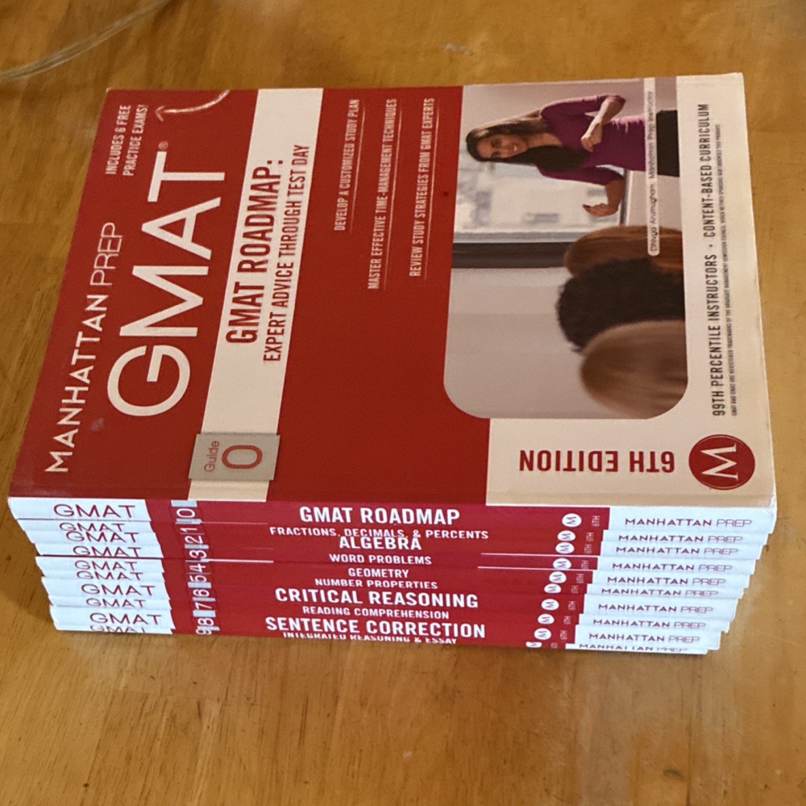 Manhattan Prep GMAT 6th Edition Complete 10-Book Set-No Writing Inside