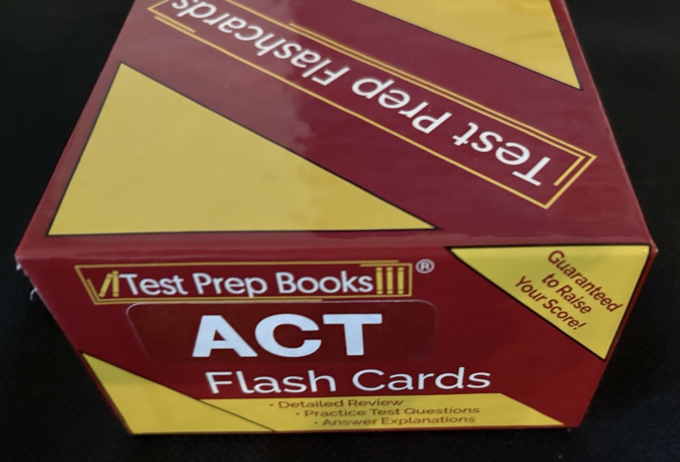ACT Flash Cards Test Prep Books Flashcards Informational Card College Prep