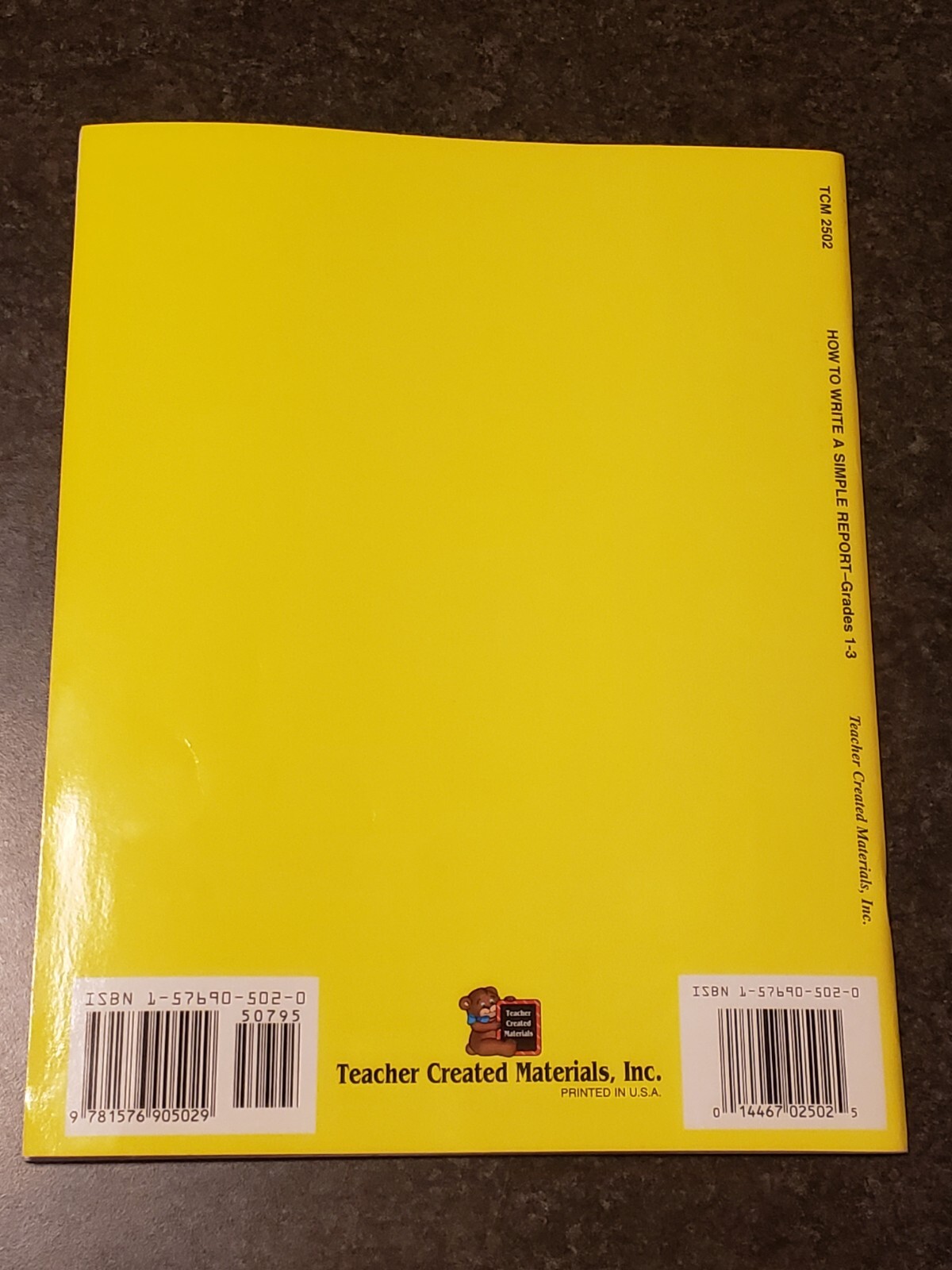 How To Write A Simple Report Grades 1-3 / Teacher Created Materials / Reprodu Vg
