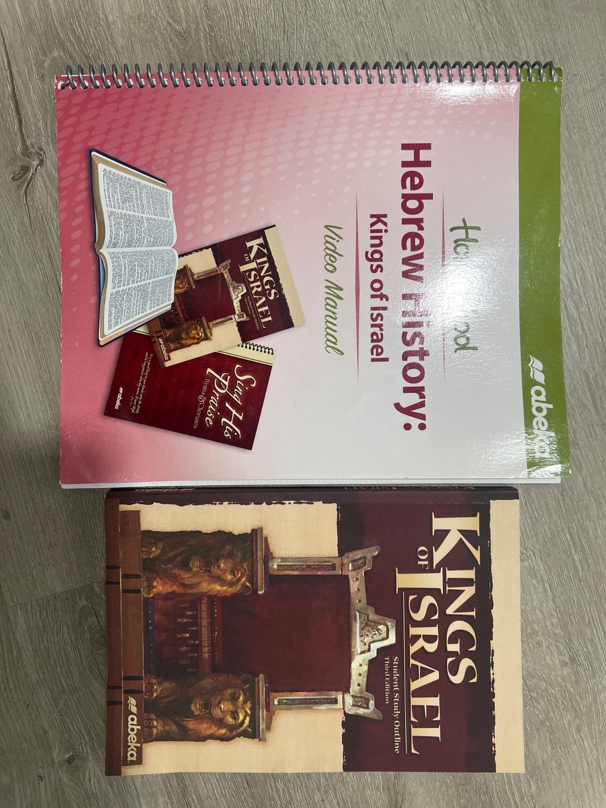 Abeka Kings of Israel Student Study Outline & Teachers Edition 3rd Edition