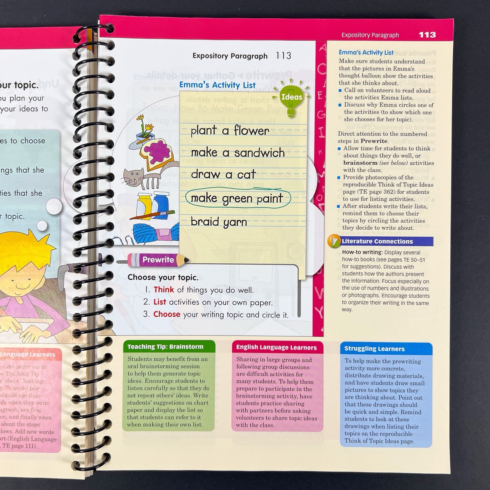 Write Source Grade 1 Teacher’s Edition Manual Book 2009 Spiral Bound Homeschool