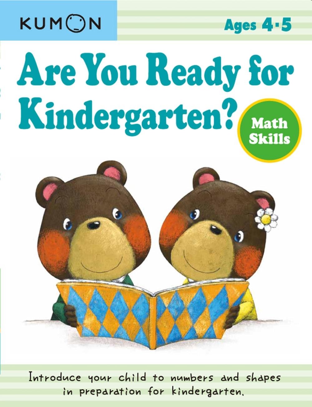 Kumon Are You Ready for Kindergarten? Math Skills by Kumon (English) Paperback B