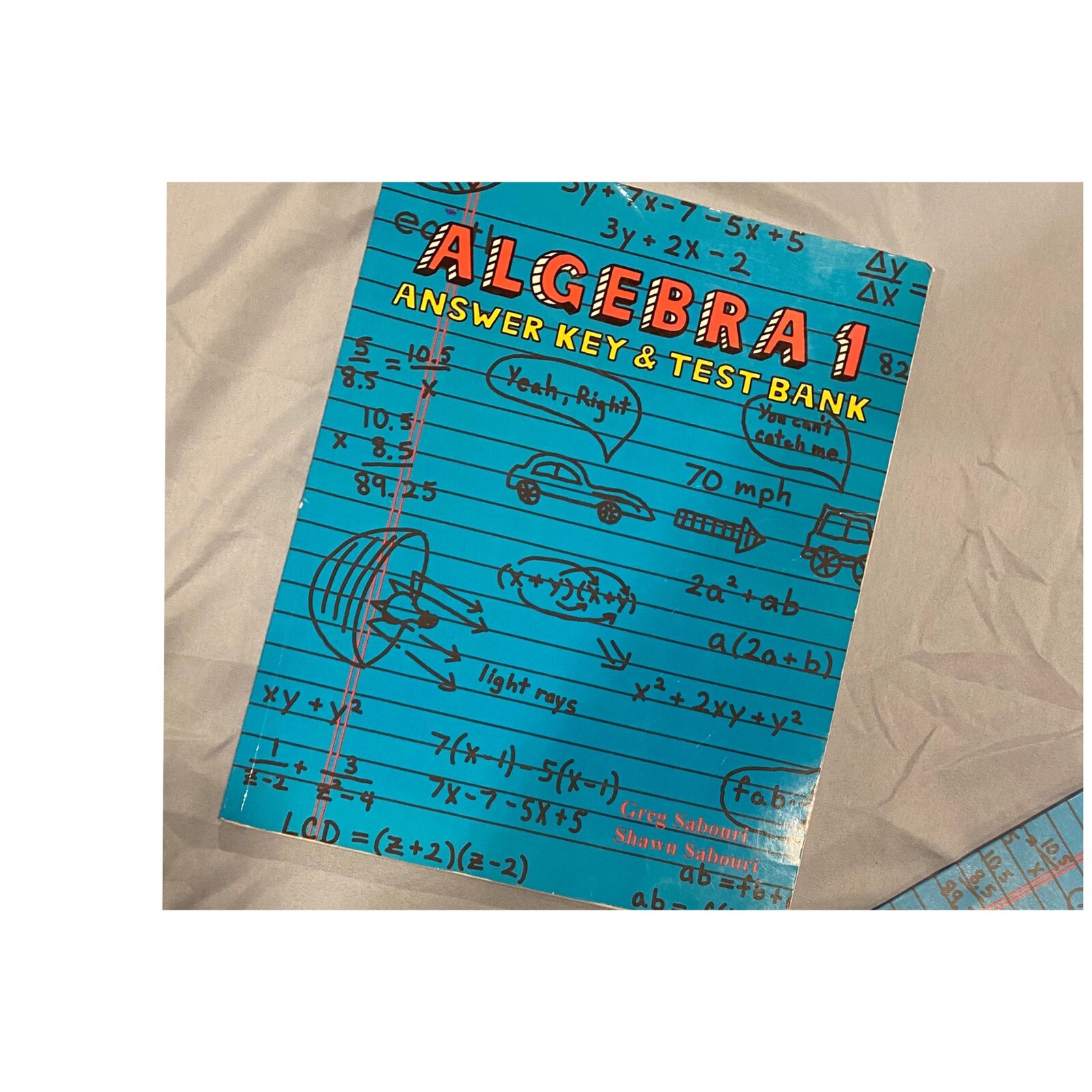Teaching Textbooks ALGEBRA 1: ANSWER KEY & TEST BANK, Solutions CDs, Test
