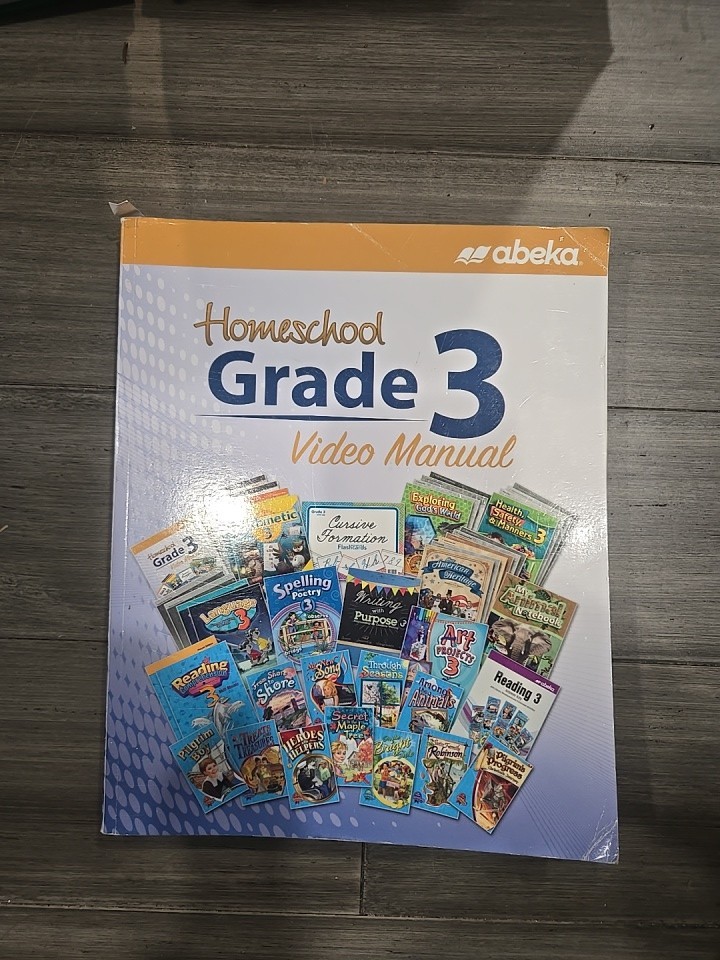 ABeka Homeschool Grade 3 Video Manual Daily Lesson Guide 2020.