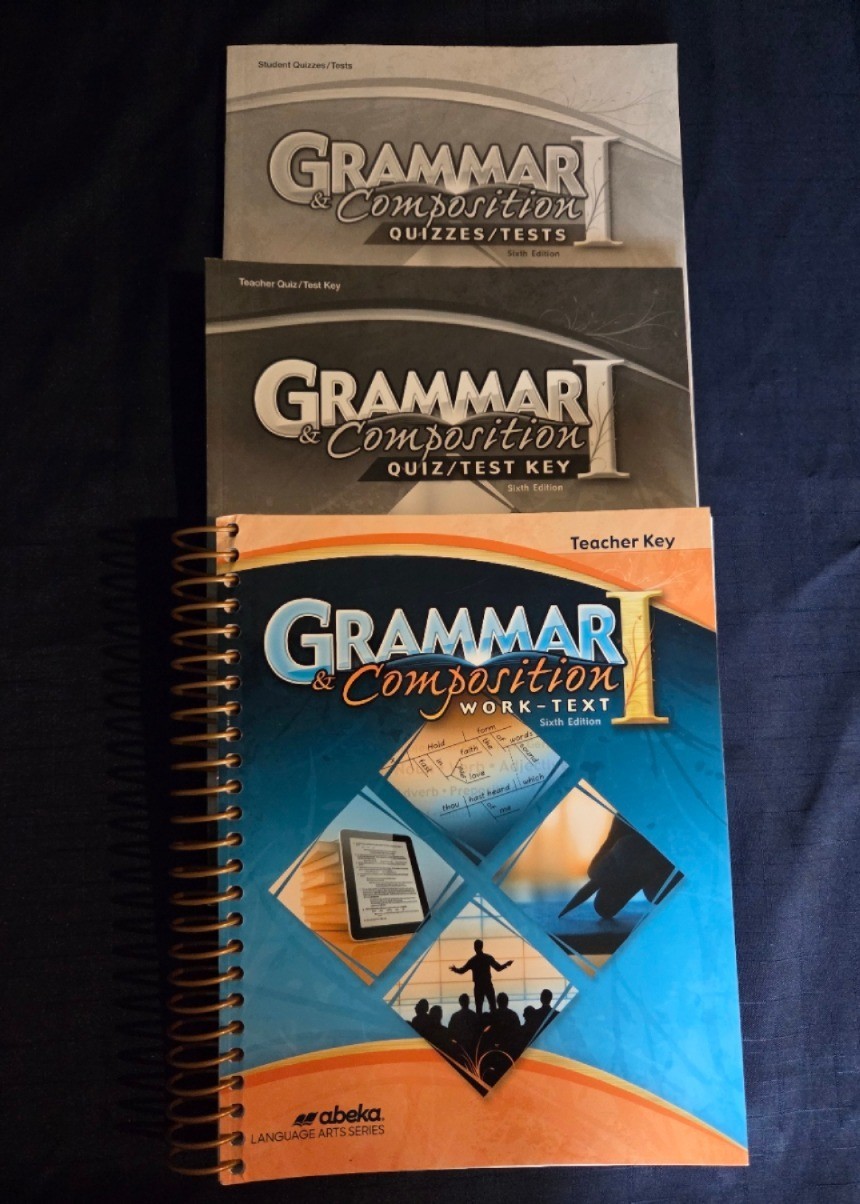 Abeka Grammar I Teacher Key, Quiz key and Quizzes 6th Edition Grade 7
