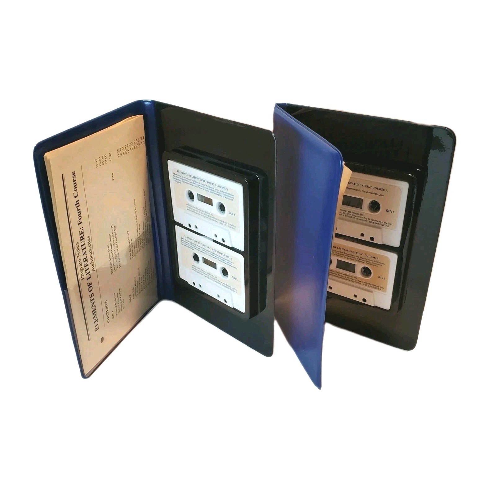 Elements Of Literature 1st/4th Courses Booklets Cases 4 Audio Cassette Lectures