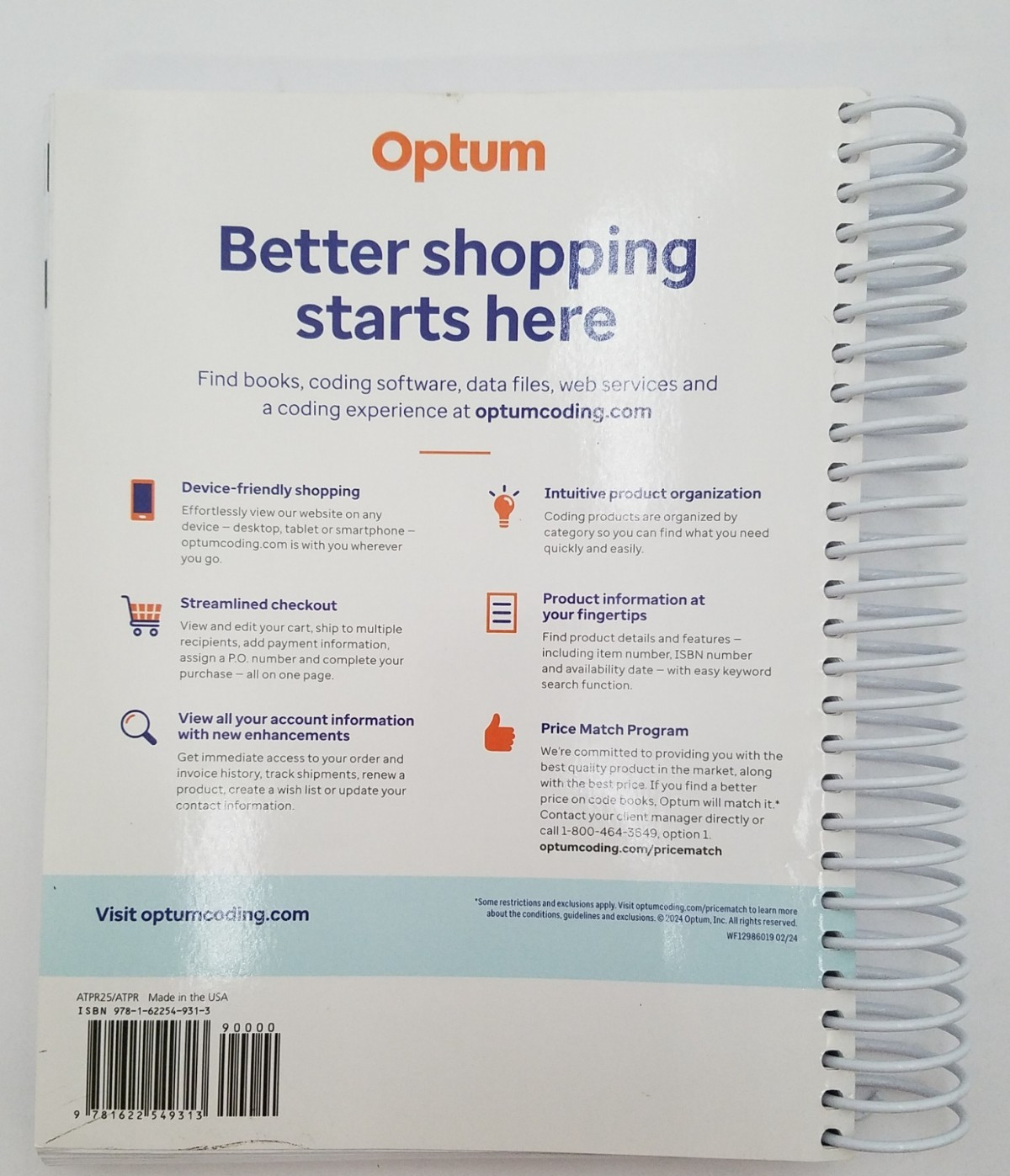 Optum 2025 Coding Companion for Plastics/Dermatology -9781622549313