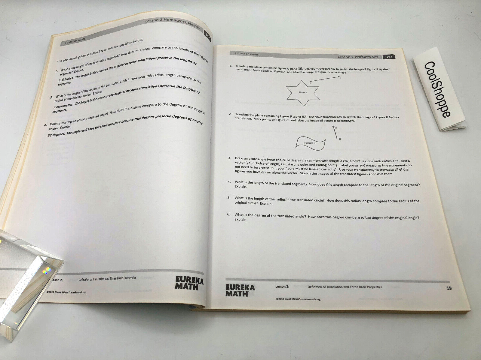 Eureka Math Grade 8 Module 2 LEARN PRACTICE SUCCEED NEW STUDENT WORKBOOK FREE SH