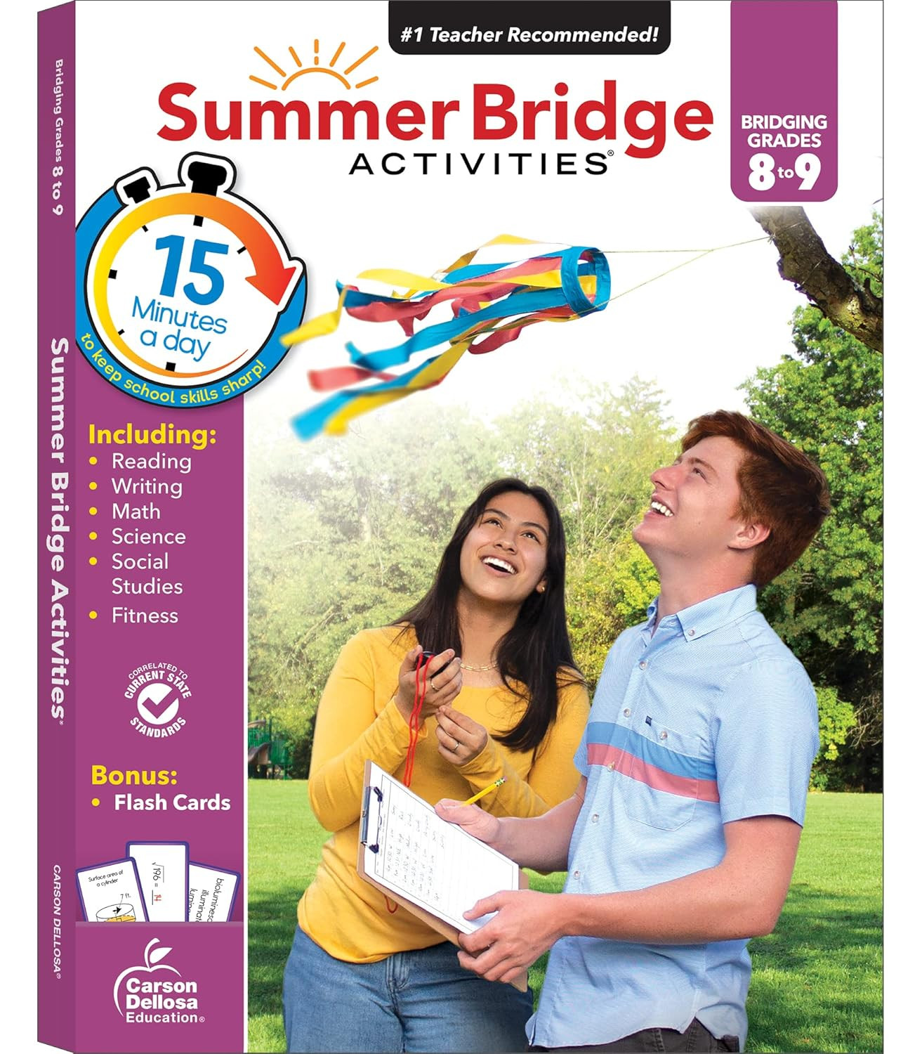 Summer Bridge Activities 8Th to 9Th Grade Workbooks All Subjects, Middle School